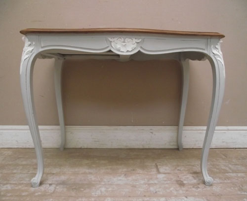 old french side table with drawer
